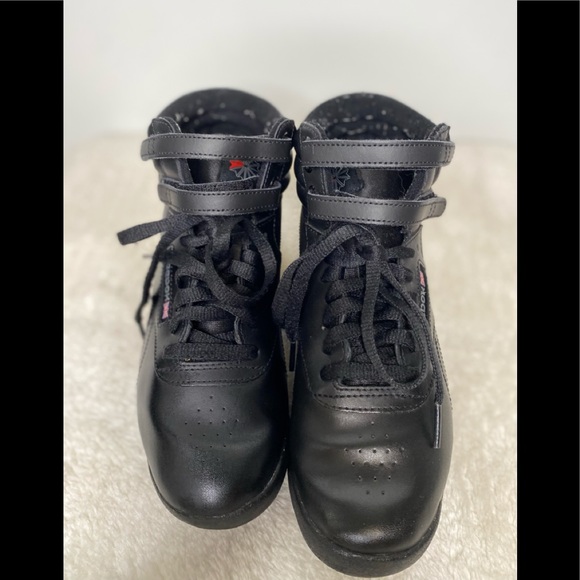 Reebok Women’s Freestyle Classic Hightop Sneakers - Picture 2 of 8